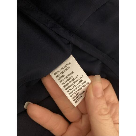 Crown & Ivy size 16 navy blue mini skirt NWT - Picture 8 of 8